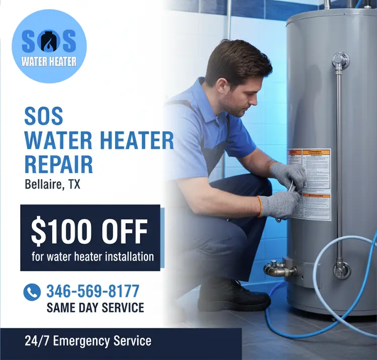 Sos Water Heater Repair Bellaire TX offer